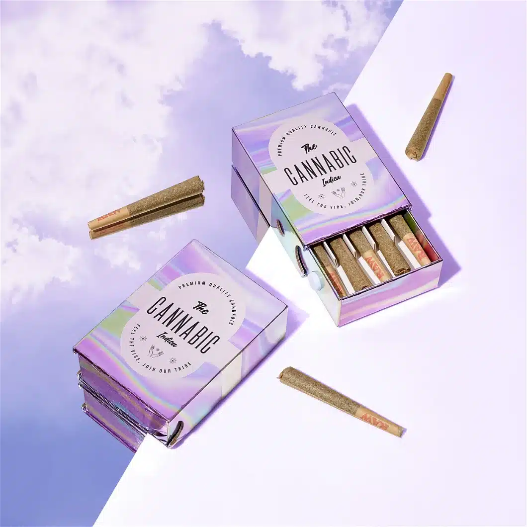 PearlLoc Cigarette Boxes for pre-roll with direct print finishing