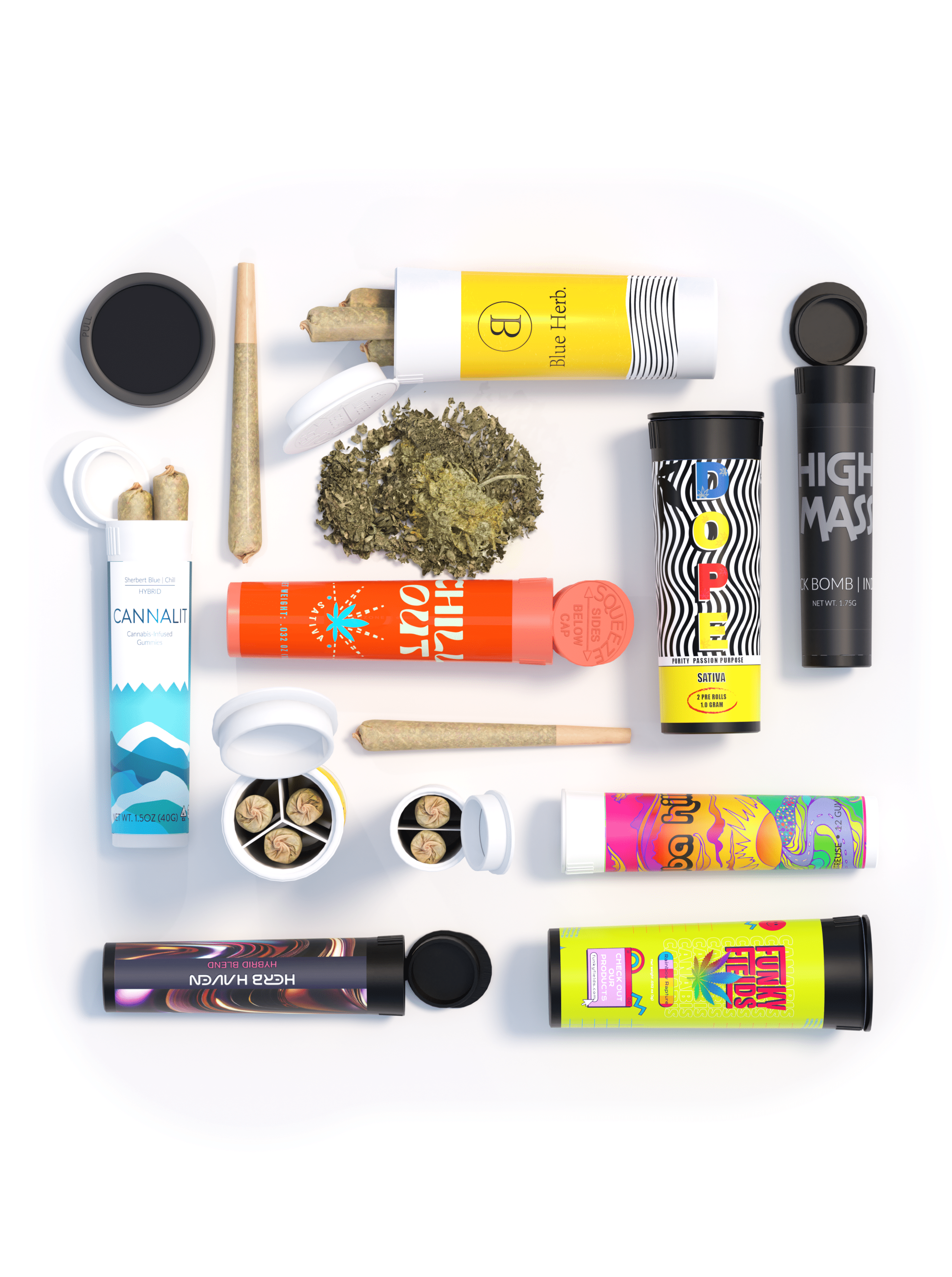 preroll tubes cannabis packaging